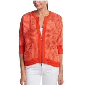 Cabi 195 Cocoon Zippered Sweater Jacket